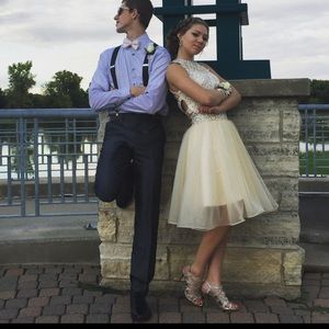 Two piece homecoming dress